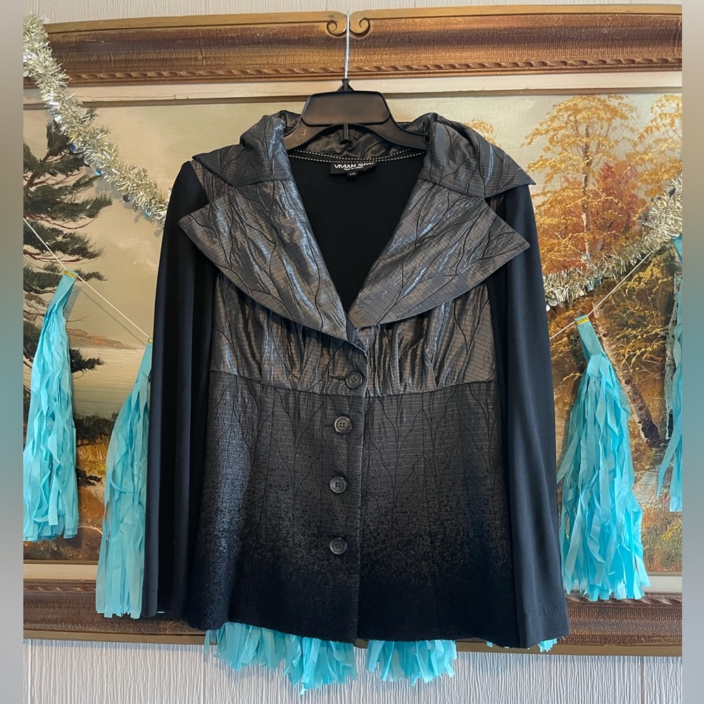 Vivian Shyu Blazer. Made in Canada. Size L.